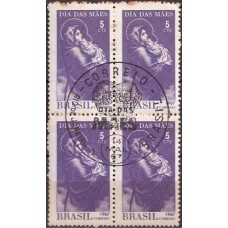 QC0569.05-QUADRA DIA DAS MÃES - 1967 - CBC RIO DE JANEIRO