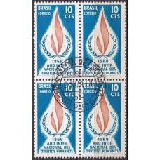 QC0592.02-QUADRA ANO INTERNACIONAL DOS DIREITOS HUMANOS - 1968 - CPD SÃO PAULO