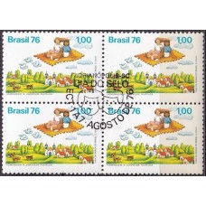 QC0946.36-QUADRA DIA DO SELO - 1976 - CBC FLORIANÓPOLIS