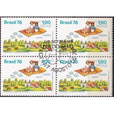 QC0946.40-QUADRA DIA DO SELO - 1976 - CBC JUIZ DE FORA