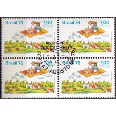QC0946.47-QUADRA DIA DO SELO - 1976 - CBC RECIFE