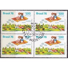 QC0946.49-QUADRA DIA DO SELO - 1976 - CBC RIO