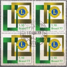 QC0978.09-QUADRA HOMENAGEM AOS LIONS CLUBES DO BRASIL - 1977 - CPD RIO