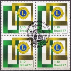 QC0978.21-QUADRA HOMENAGEM AOS LIONS CLUBES DO BRASIL - 1977 - CBC NOROESTE