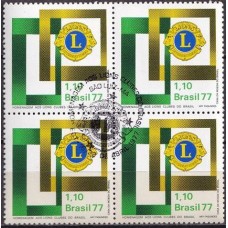QC0978.26-QUADRA HOMENAGEM AOS LIONS CLUBES DO BRASIL - 1977 - CBC SÃO LUIZ