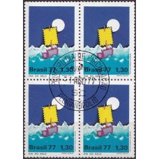 QC0997.10-QUADRA DIA DO SELO - 1977 - CPD FLORIANÓPOLIS