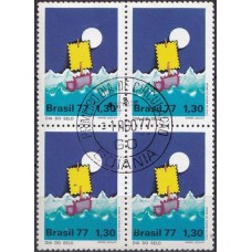 QC0997.12-QUADRA DIA DO SELO - 1977 - CPD GOIÂNIA