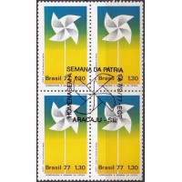 QC1005.07-QUADRA SEMANA DA PÁTRIA - 1977 - CBC ARACAJU
