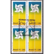 QC1005.12-QUADRA SEMANA DA PÁTRIA - 1977 - CBC CAMPO GRANDE