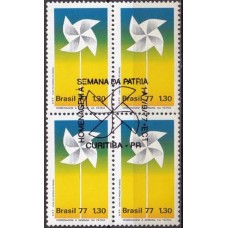 QC1005.14-QUADRA SEMANA DA PÁTRIA - 1977 - CBC CURITIBA