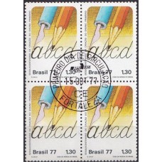 QC1007.11-QUADRA SESQUICENTENÁRIO DA CRIAÇÃO DO ENSINO PRIMÁRIO OFICIAL - 1977 - CPD FORTALEZA