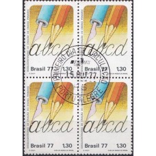 QC1007.20-QUADRA SESQUICENTENÁRIO DA CRIAÇÃO DO ENSINO PRIMÁRIO OFICIAL - 1977 - CPD PORTO ALEGRE
