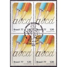 QC1007.33-QUADRA SESQUICENTENÁRIO DA CRIAÇÃO DO ENSINO PRIMÁRIO OFICIAL - 1977 - CBC CUIABÁ