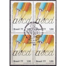 QC1007.34-QUADRA SESQUICENTENÁRIO DA CRIAÇÃO DO ENSINO PRIMÁRIO OFICIAL - 1977 - CBC CURITIBA
