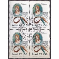 QC1011.10-QUADRA DIA DO LIVRO - JOSÉ DE ALENCAR - 1977 - CPD SALVADOR