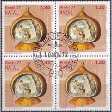 QC1013.23-QUADRA NATAL - PRESÉPIOS POPULARES, 1,30 - 1977 - CPD RIO