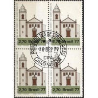 QC1024.01-QUADRA ARQUITETURA RELIGIOSA NO BRASIL - IGREJAS, MATRIZ DE SÃO COSME E SÃO DAMIÃO - IGARAÇU/PE - 1977 - CPD CAMPANHA QC1024.01-QUADRA ARQUITETURA RELIGIOSA NO BRASIL - IGREJAS, MATRIZ DE SÃO COSME E SÃO DAMIÃO - IGARAÇU/PE - 1977 - CPD CAMPANHA