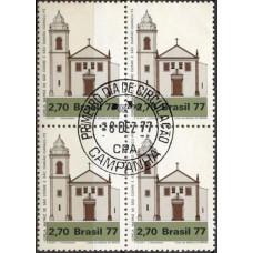 QC1024.01-QUADRA ARQUITETURA RELIGIOSA NO BRASIL - IGREJAS, MATRIZ DE SÃO COSME E SÃO DAMIÃO - IGARAÇU/PE - 1977 - CPD CAMPANHA
