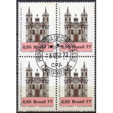 QC1026.01-QUADRA ARQUITETURA RELIGIOSA NO BRASIL - IGREJAS, IGREJA DE SÃO FRANCISCO DE ASSIS - OURO PRETO - 1977 - CPD CAMPANHA