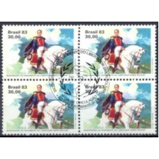 QC1331-QUADRA BICENTENÁRIO DE NASCIMENTO DO LIBERTADOR SIMÓN BOLÍVAR - 1983 - CBC BRASÍLIA
