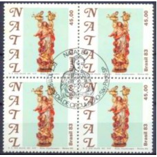 QC1358.01-QUADRA NATAL - MADONAS, NOSSA SENHORA DOS ANJOS - 1983 - CBC SÃO PAULO