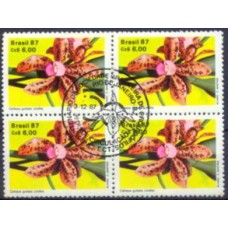 QC1572.01-QUADRA CINQUENTENÁRIO DA SOCIEDADE BRASILEIRA DE ORQUIDÓFILOS, C G LINDLEY - 1987 - CBC RIO DE JANEIRO