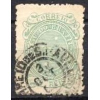 RE0070U.03-SELO CRUZEIRO, 20 RÉIS DENTEAÇÃO 13 - 1890 - U