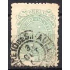 RE0070U.03-SELO CRUZEIRO, 20 RÉIS DENTEAÇÃO 13 - 1890 - U