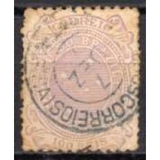 RE0072U.02-SELO CRUZEIRO, 100 RÉIS LILÁS - 1890 - U