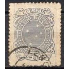 RE0074U.01-SELO CRUZEIRO, 300 RÉIS DENTEAÇÃO 13-14 - 1890 - U