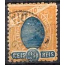 RE0082U.03-SELO MADRUGADA REPUBLICANA, 20 RÉIS DENTEAÇÃO 11 - 1894 - U