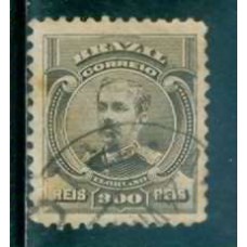 RE0141U-SELO ALEGORIAS REPUBLICANAS, 300 RÉIS - 1906/17 - U