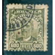 RE0144U-SELO ALEGORIAS REPUBLICANAS, 600 RÉIS - 1906/17 - U