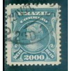 RE0150U-SELO ALEGORIAS REPUBLICANAS, 2.000 RÉIS AZUL - 1915 - U