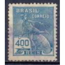 RE0223U-SELO VOVÓ PARTE 1, 400 RÉIS FILIGRANA 'F' - 1924/32 - U