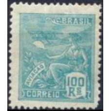 RE0244N-SELO VOVÓ PARTE 2, 100 RÉIS FILIGRANA 'D' - 1928 - N