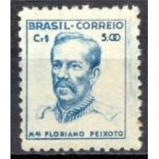 RE0488N.04-SELO NETINHA COM TRAÇOS VERDES NO VERSO FILIGRANA 'Q', CR$ 5,00 - 1948 - N