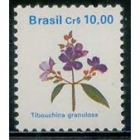 RE0679M-SELO FLORA BRASILEIRA PADRÃO CRUZEIRO, 10,00 - 1990 - MINT