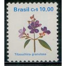 RE0679M-SELO FLORA BRASILEIRA PADRÃO CRUZEIRO, 10,00 - 1990 - MINT