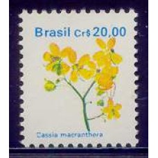 RE0680M-SELO FLORA BRASILEIRA PADRÃO CRUZEIRO, 20,00 - 1990 - MINT