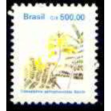 RE0685M-SELO FLORA BRASILEIRA PADRÃO CRUZEIRO, 500,00 - 1991 - MINT