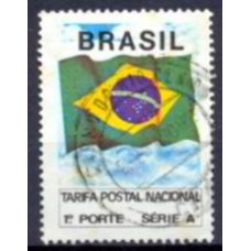 RE0689U-SELO BANDEIRA NACIONAL 1 - 1991 - U