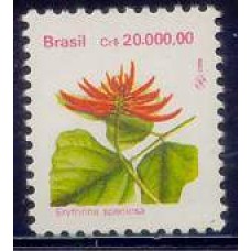 RE0694M-SELO FLORA BRASILEIRA FOSFORESCÊNCIA GELO, 20.000,00 - 1992 - MINT