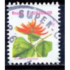 RE0694UA-SELO FLORA BRASILEIRA FOSFORESCÊNCIA AMARELA A BRANCA, 20.000,00 - 1993 - U