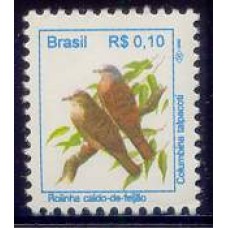 RE0713M-SELO PÁSSAROS URBANOS - PADRÃO REAL, ROLINHA CALDO-DE-FEIJÃO - 1994 - MINT