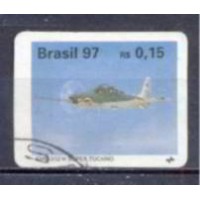 RE0732U-SELO AVIÕES BRASILEIROS, EMB-312 H SUPER TUCANO - 1997 - U
