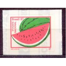 RE0734N-SELO FRUTAS PERCÉ EM LINHA, MELANCIA - 1997 - N