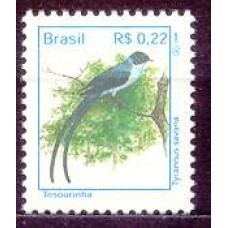 RE0741M-SELO AVES URBANAS - TESOURINHA - 1997 - MINT