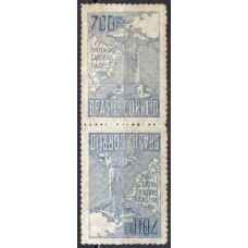 SB0079NATB.01-TÊTE-BÊCHE VISITA DO CARDEAL PACELLI, 700 RÉIS, 2ª TIRAGEM - 1934 - N