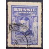SB0165U-SELO CENTENÁRIOS DE PORTUGAL FILIGRANA 'P', 400 RÉIS - 1940/41 - U
